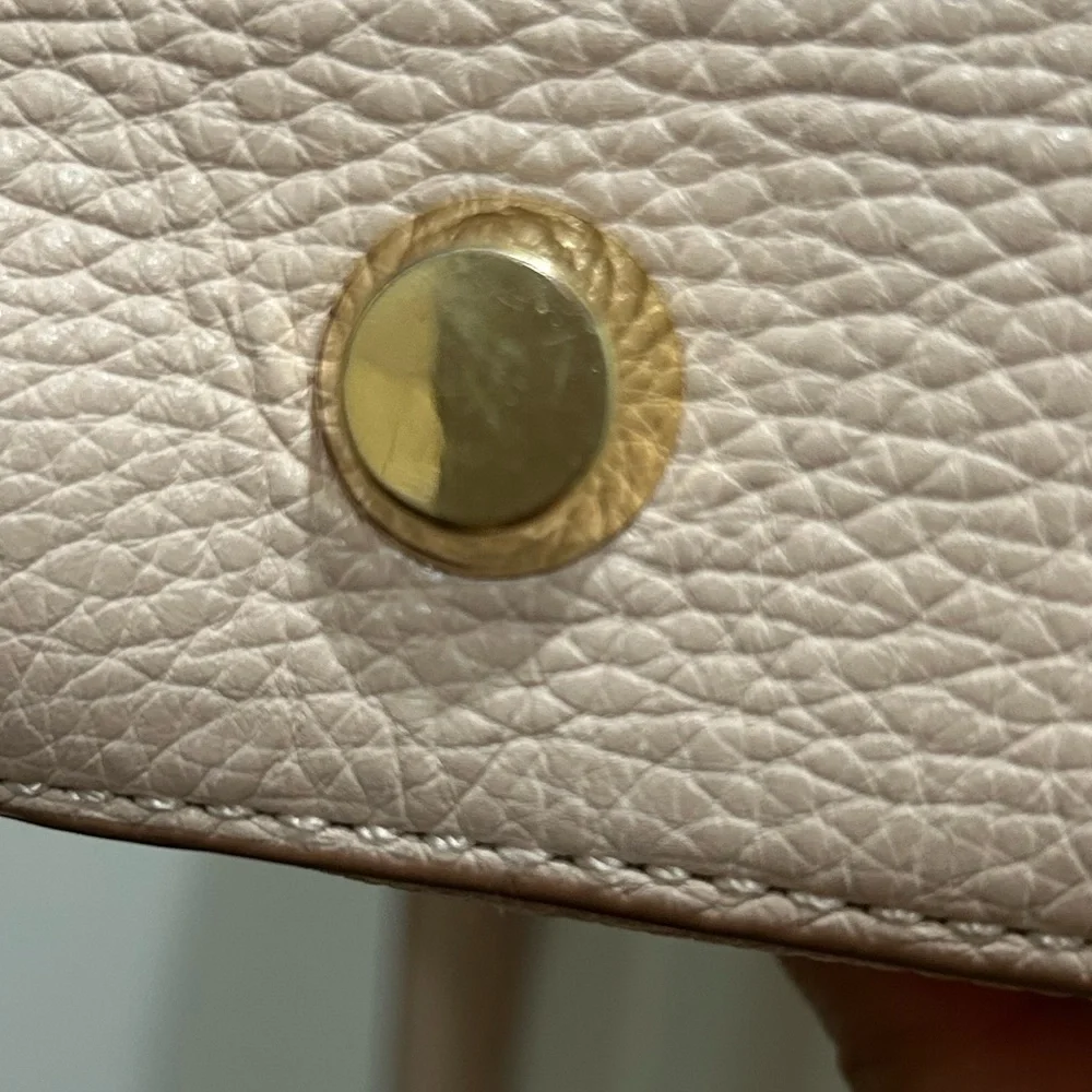 GILI Blush Pink Leather Handbag - Picture 5 of 11